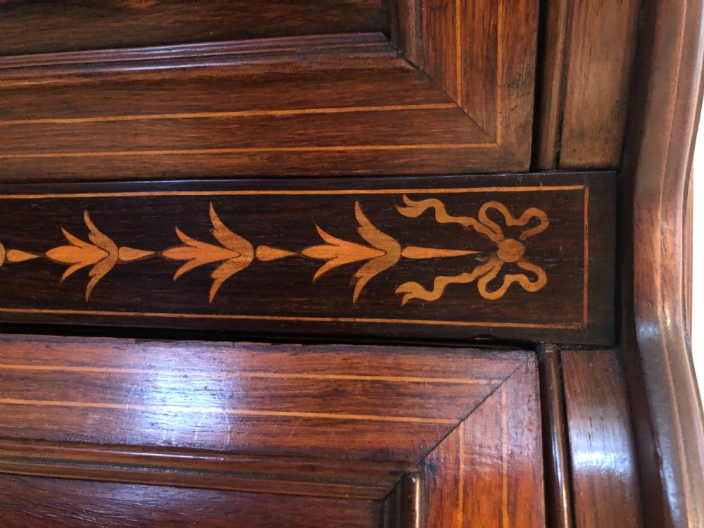  Antique Victorian Inlaid Rosewood Side Cabinet
 View XI