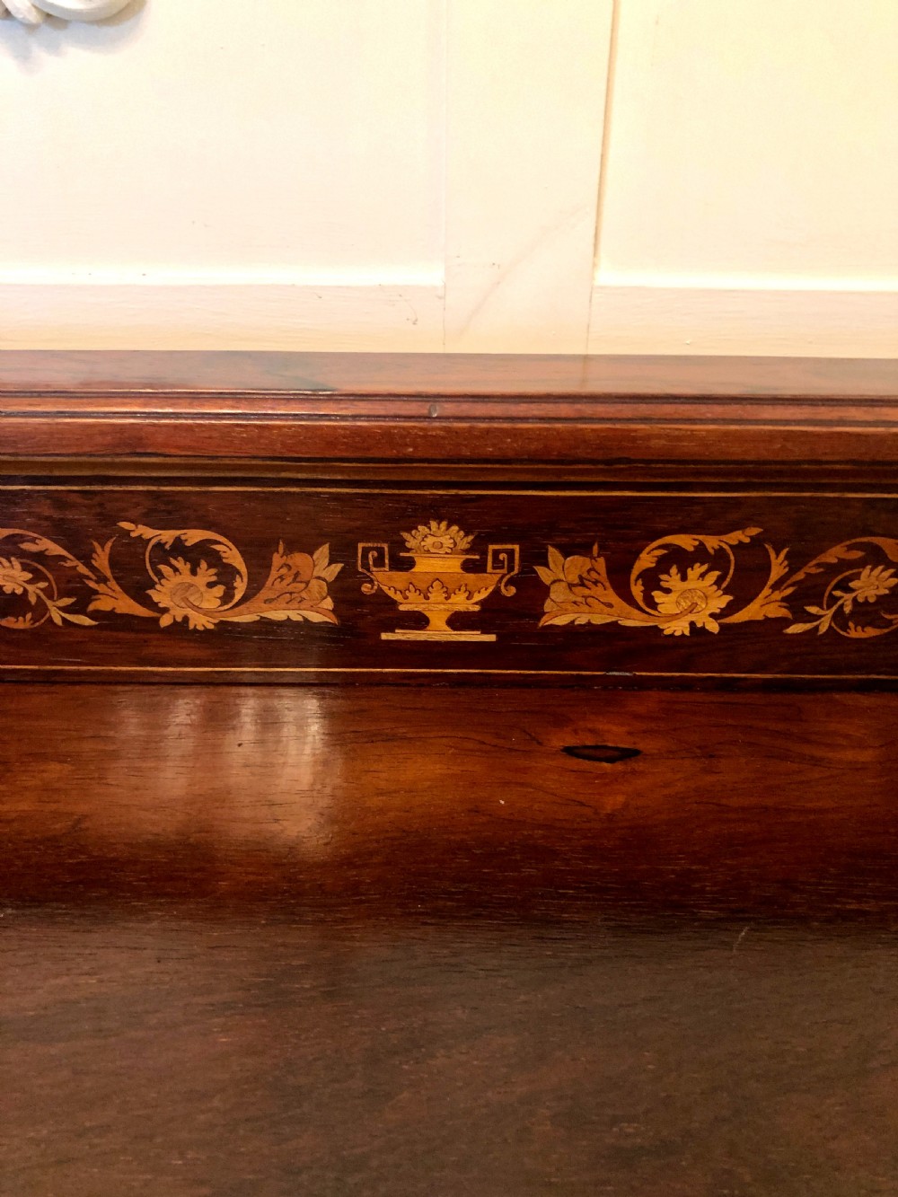 Antique Victorian Inlaid Rosewood Side Cabinet
 View XIV