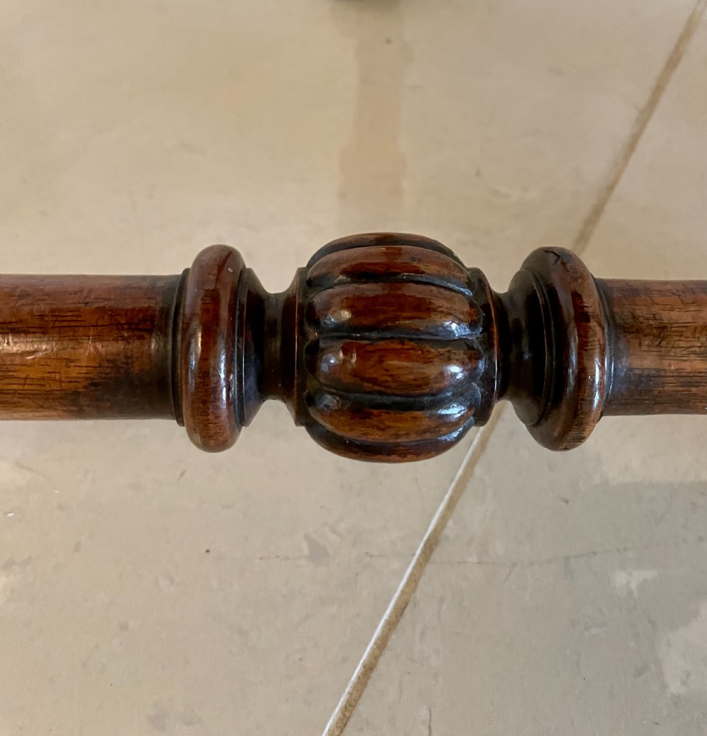  Antique Victorian Quality Burr Walnut Small Sutherland Table 
 View XI
