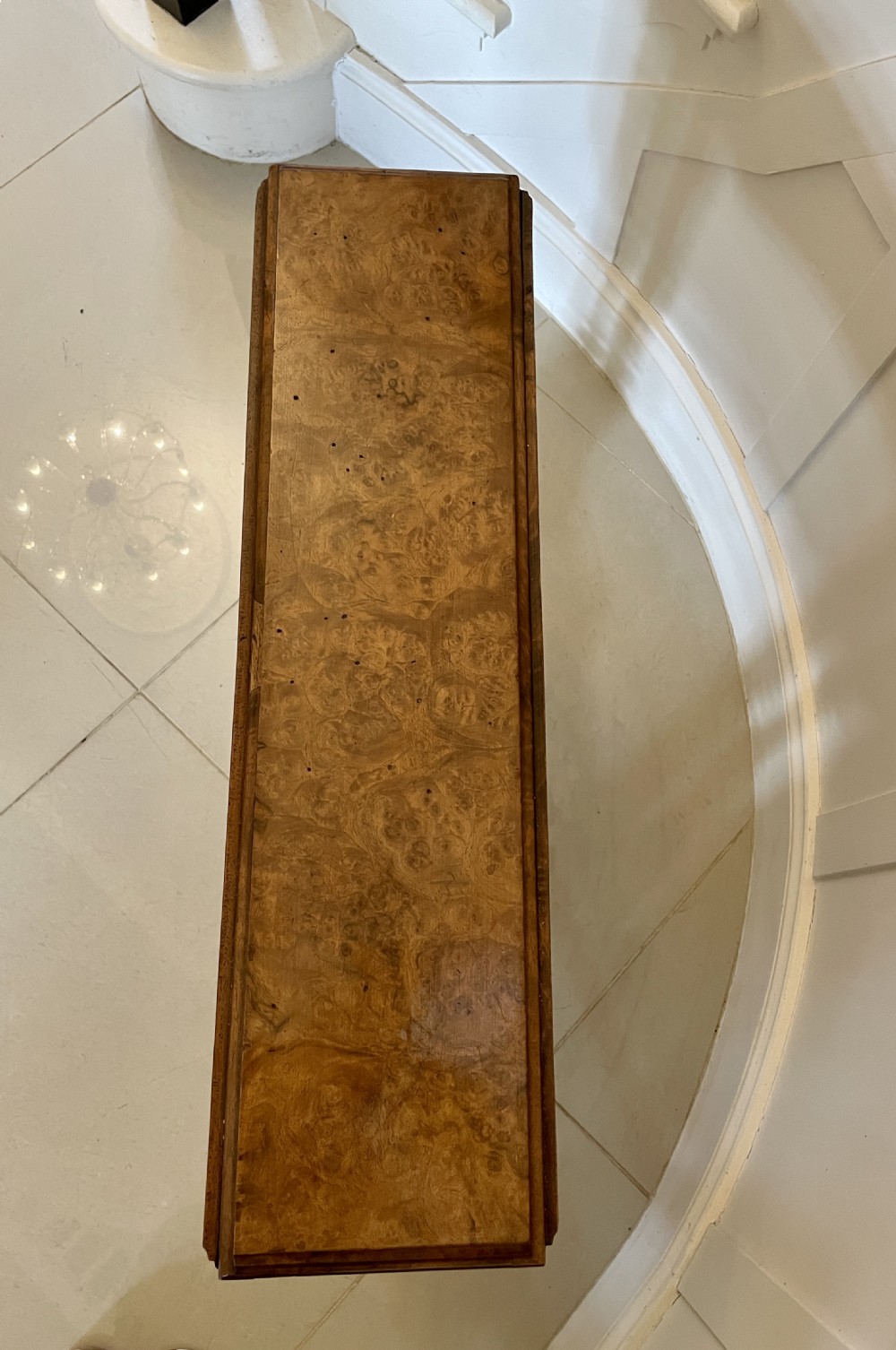  Antique Victorian Quality Burr Walnut Small Sutherland Table 
 View XVIII