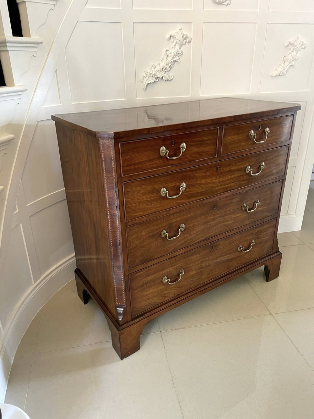  Superb Quality Antique George III Mahogany Chest of Drawers 
