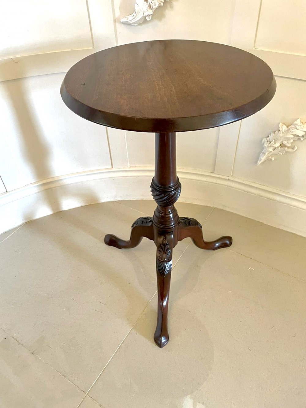 Quality Antique George III Mahogany Wine Table/ Kettle Stand
