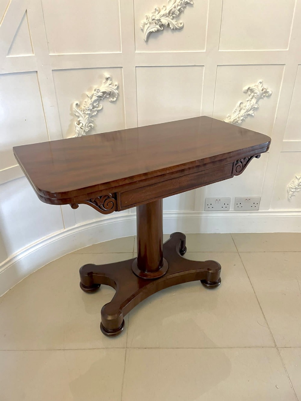 Quality Antique Victorian Mahogany Card/Side Table