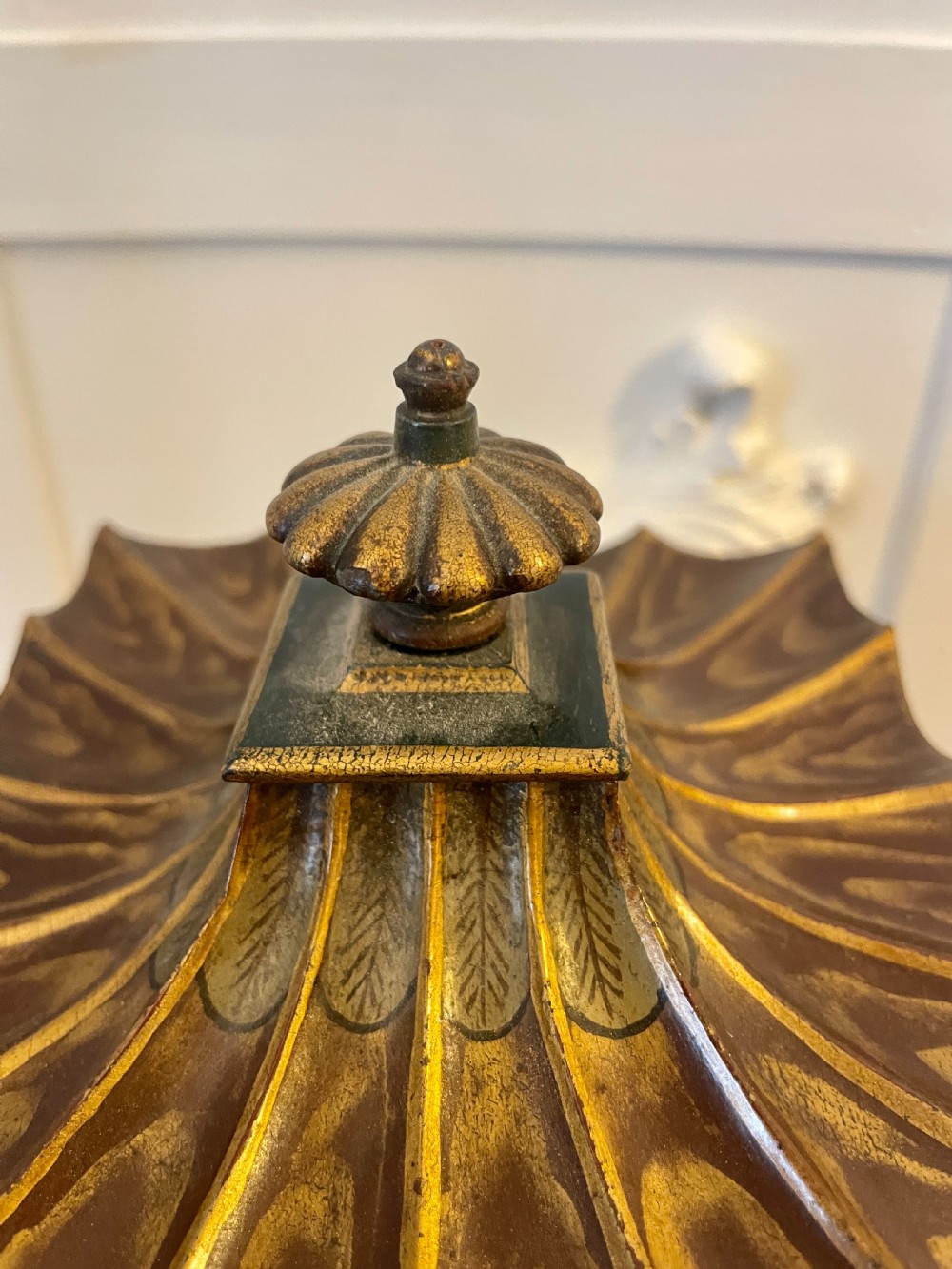 Quality Antique Victorian Chinoiserie Decorated Mantle Clock by Japy Fréres
 View XIX