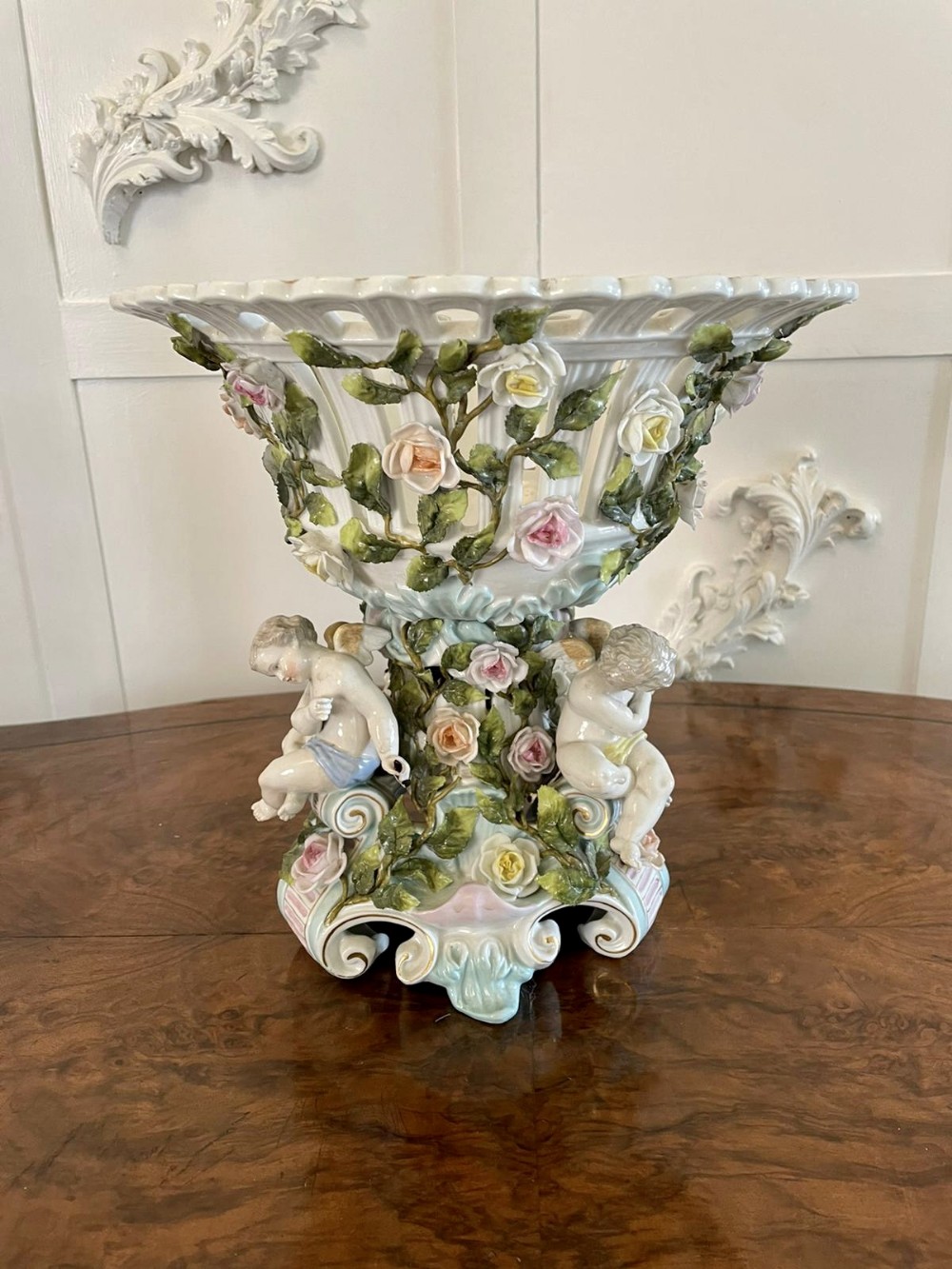 Antique 19th Century Meissen Centrepiece
