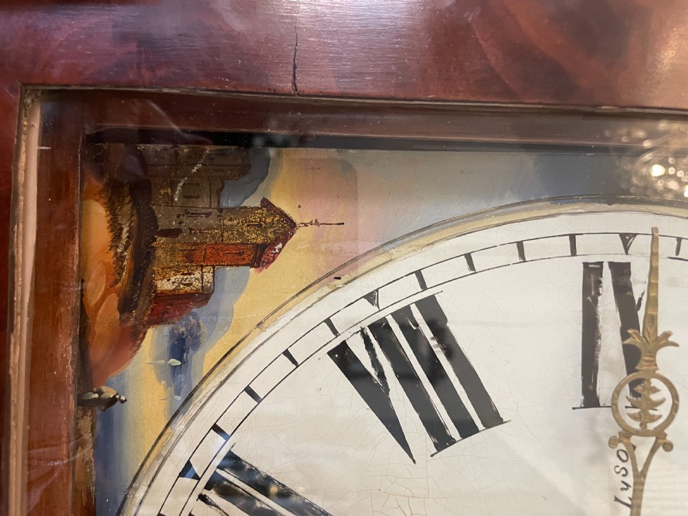 Antique George III Quality Mahogany 8 Day Longcase Clock  View IX