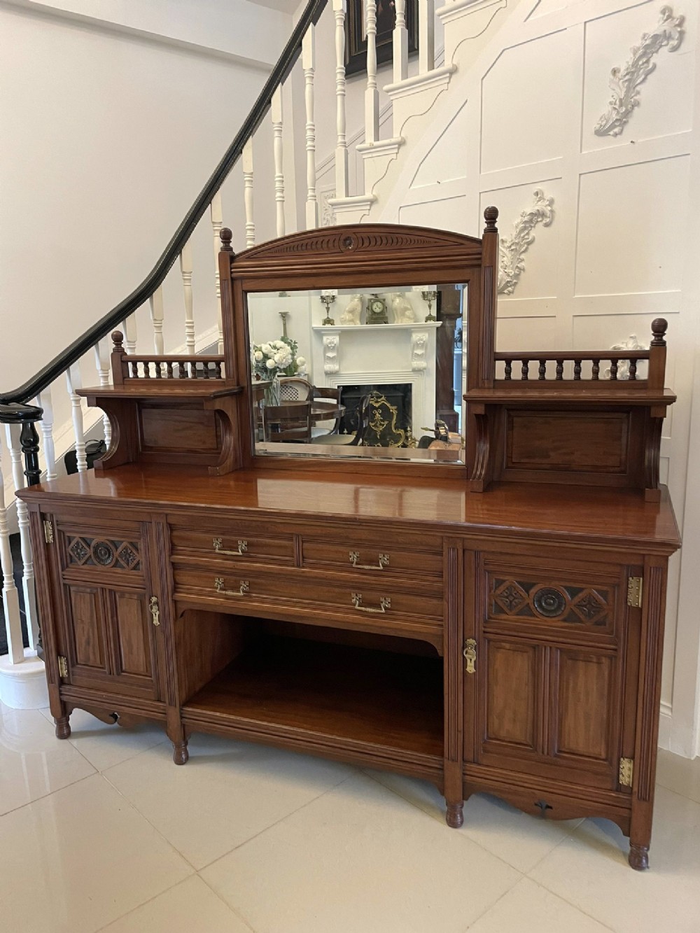  Superior Quality Antique Mahogany Sideboard by Gillow & Co. of Lancaster and London