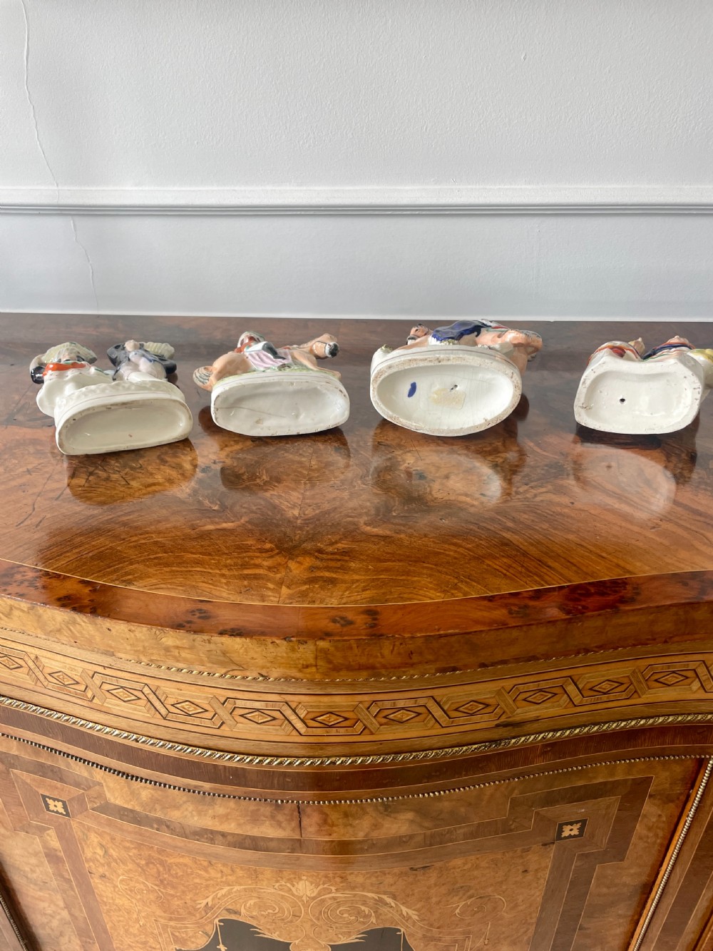 Four Antique Staffordshire Flatback Figures View II