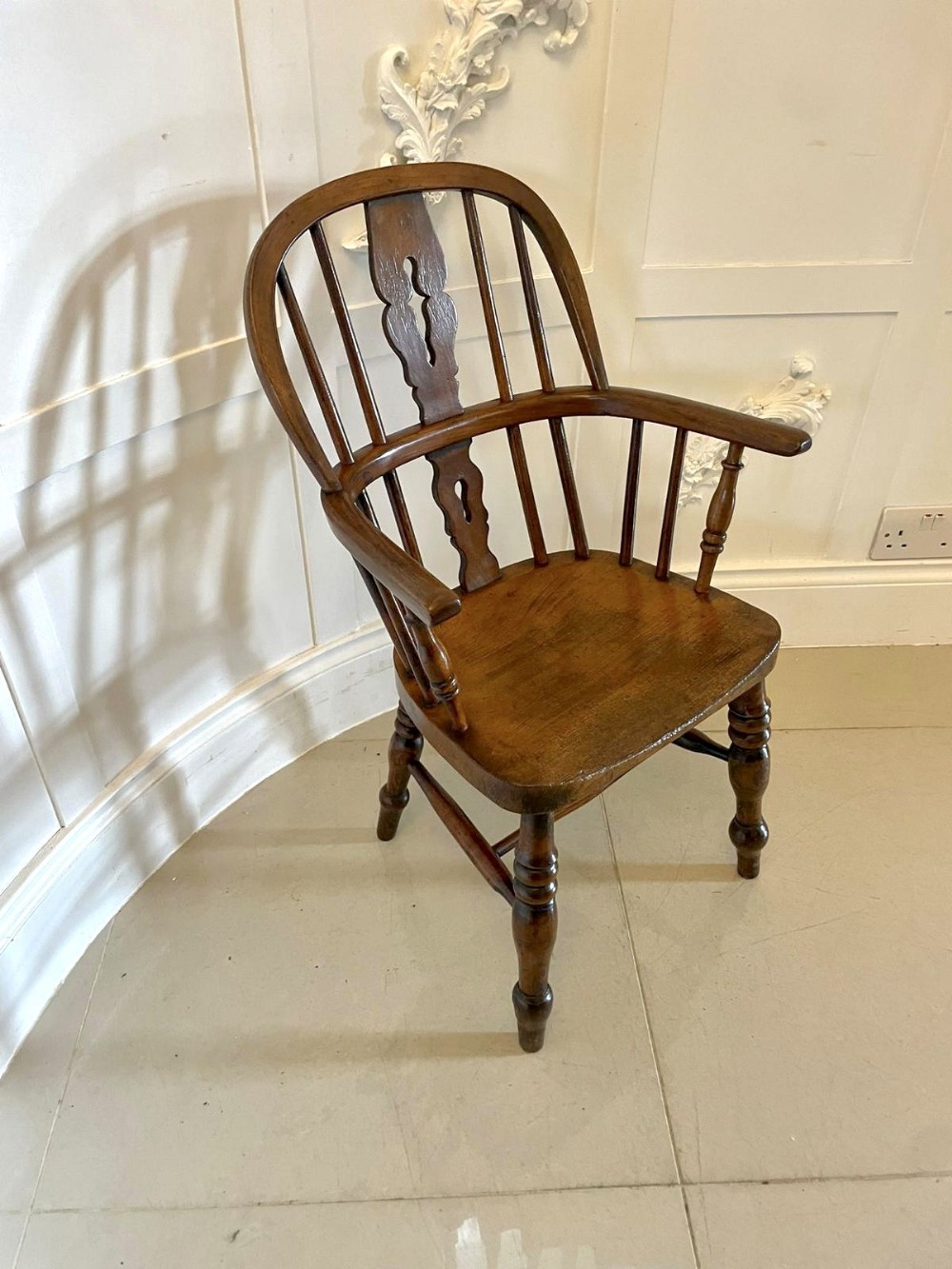 Antique George III Child’s Windsor Armchair 