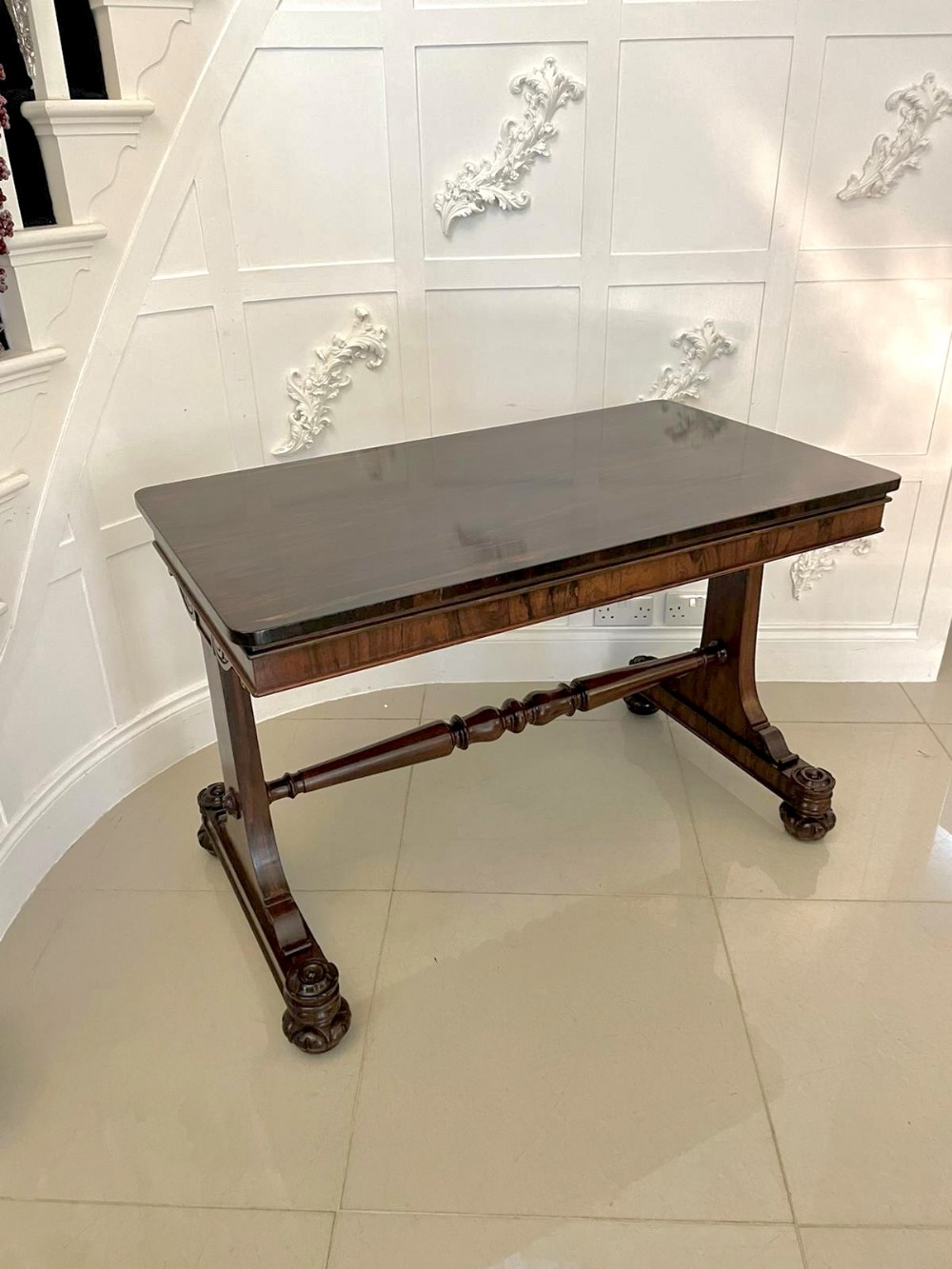  Superb Quality Antique William IV Rosewood Centre Table 
