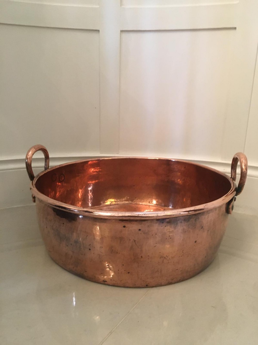 Fine Quality Antique Large Georgian Copper Pan
