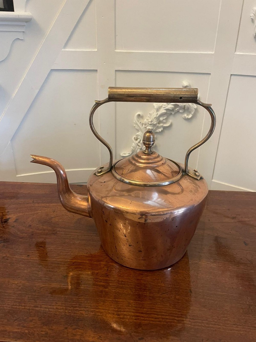  Antique George III Quality Copper Kettle 
