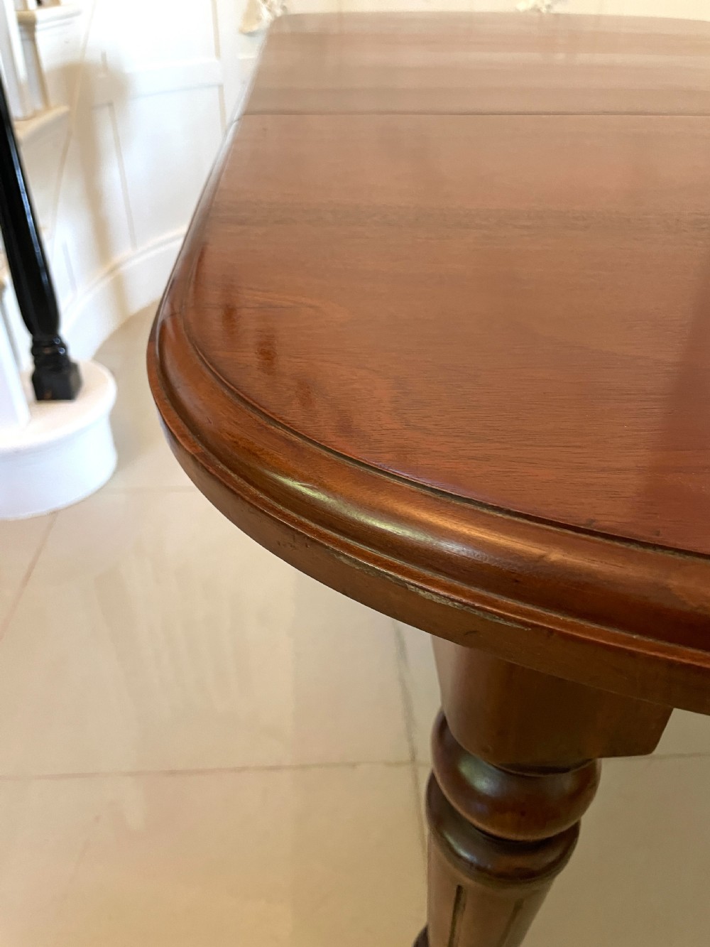 Antique Victorian Quality Mahogany Extending Dining Table 73 x 105 x 206cm View XVI