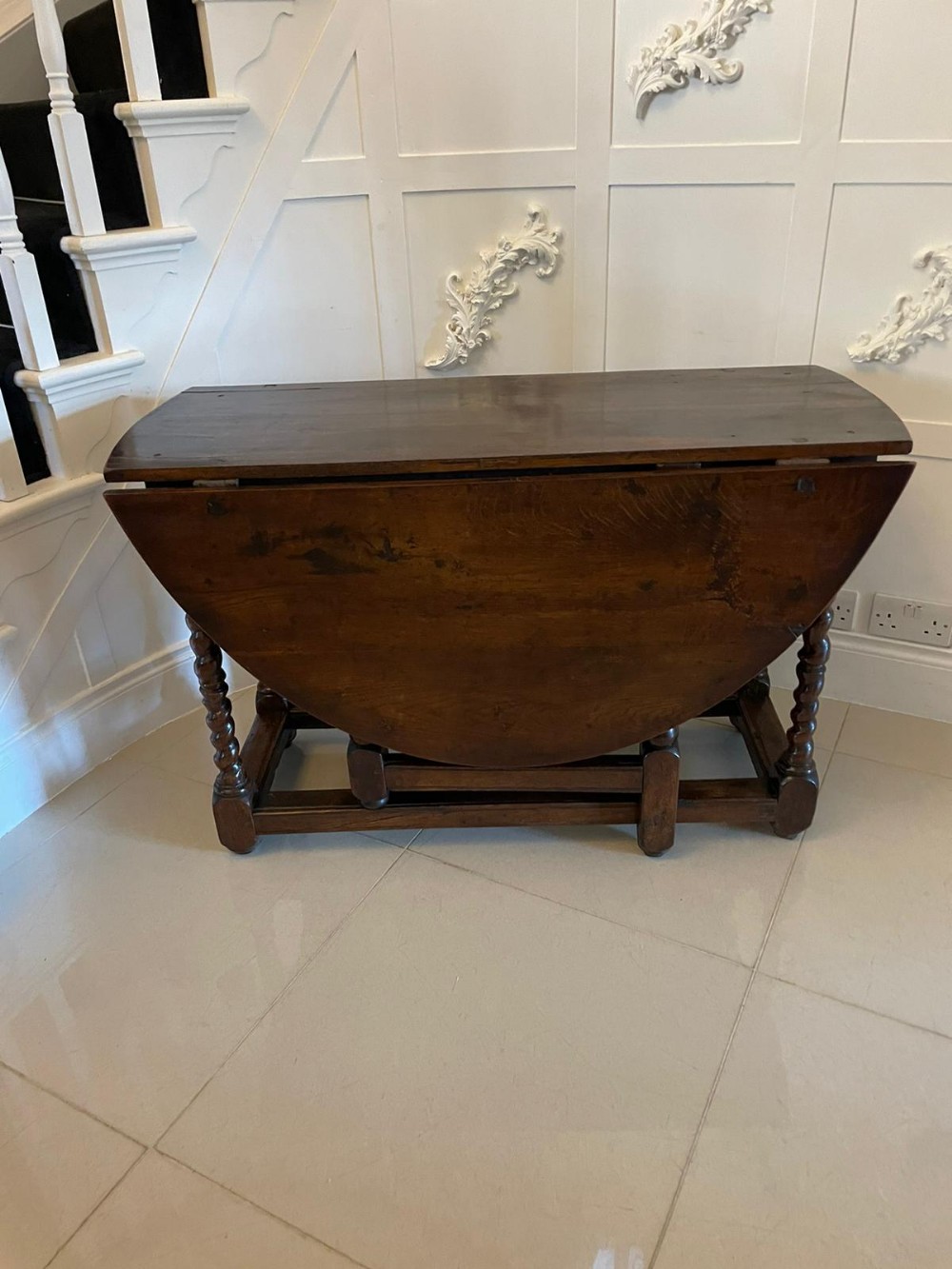 Antique 17th Century Oak Gateleg Table 