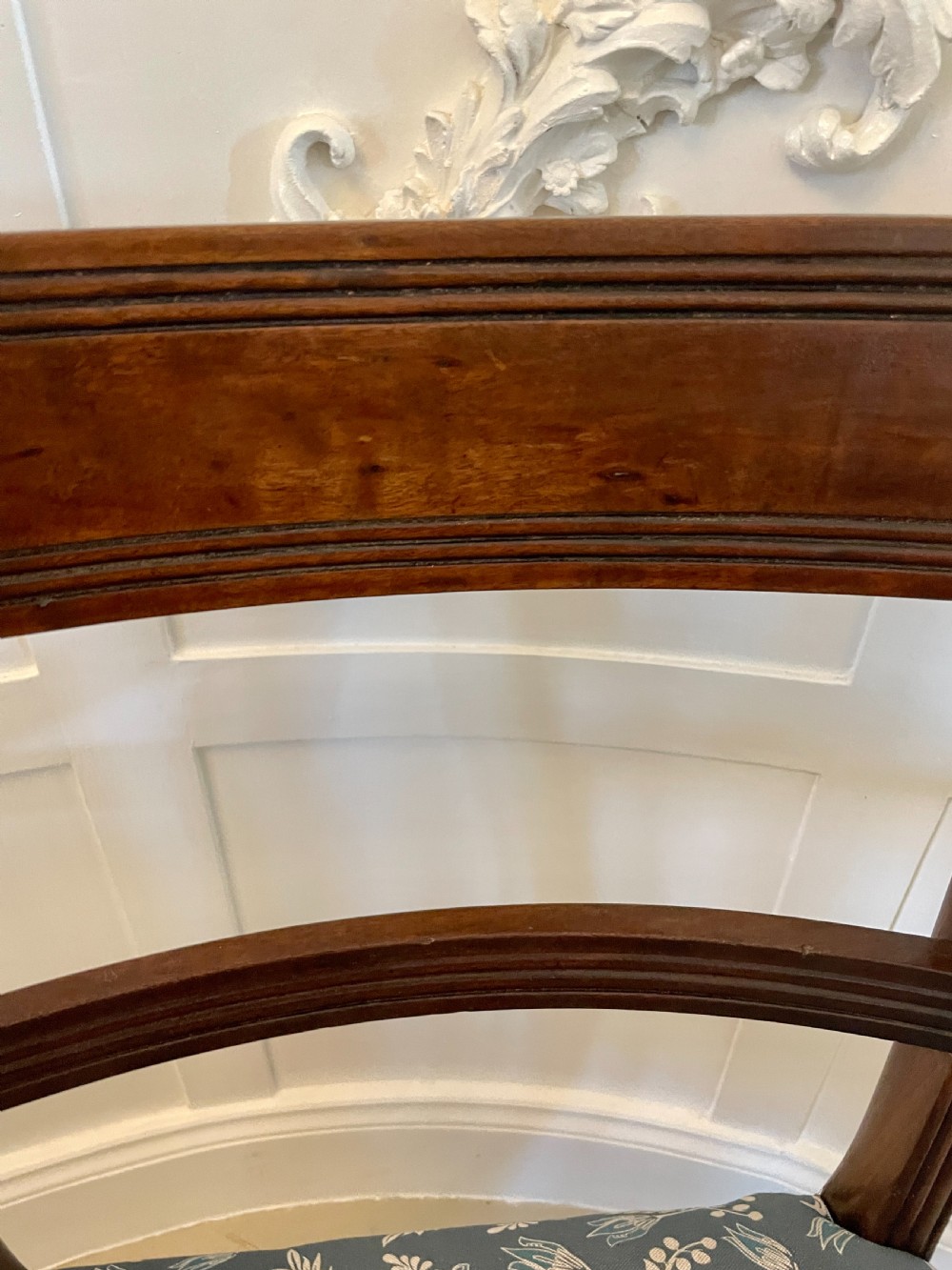  Fine Quality Set of 8 Antique George III Mahogany Dining Chairs  View IX