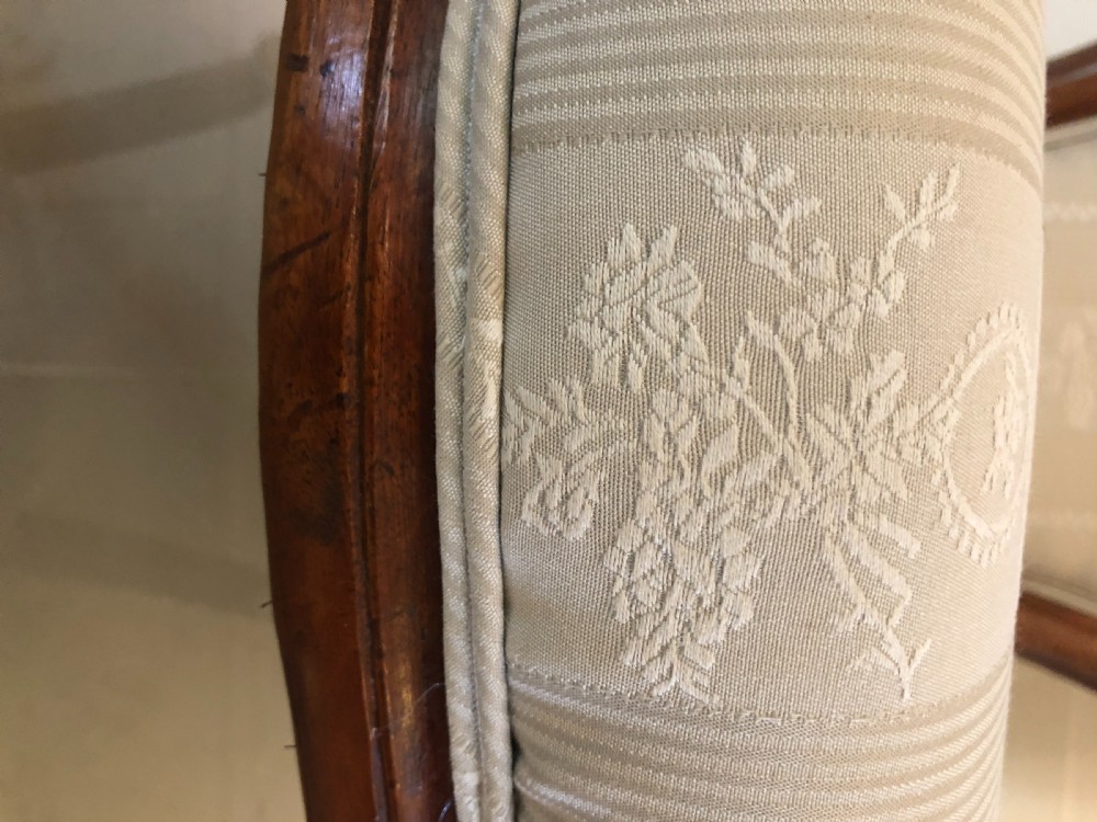 Antique Victorian Walnut Spoon Back Ladies Chair View IV
