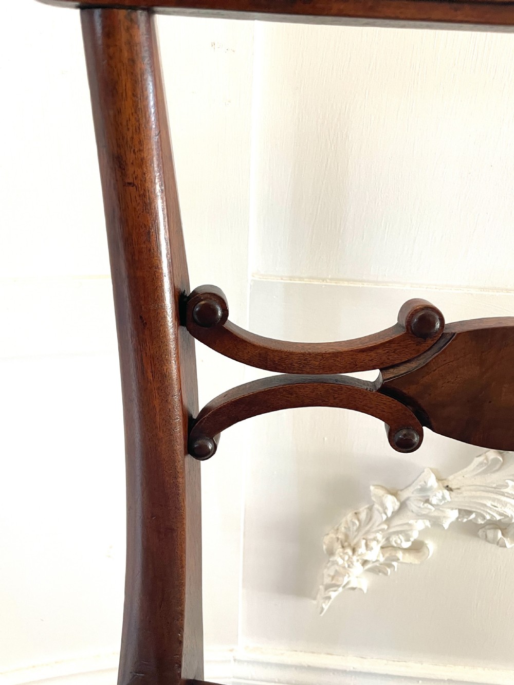 Antique Set of 8 Quality George III Mahogany Dining Chairs  View XIV