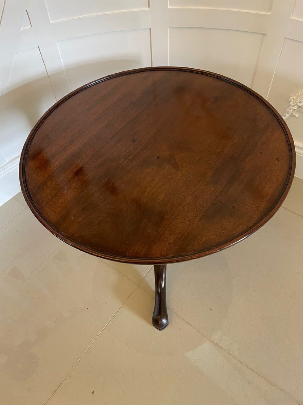 Antique George III Quality Circular Lamp Table 
