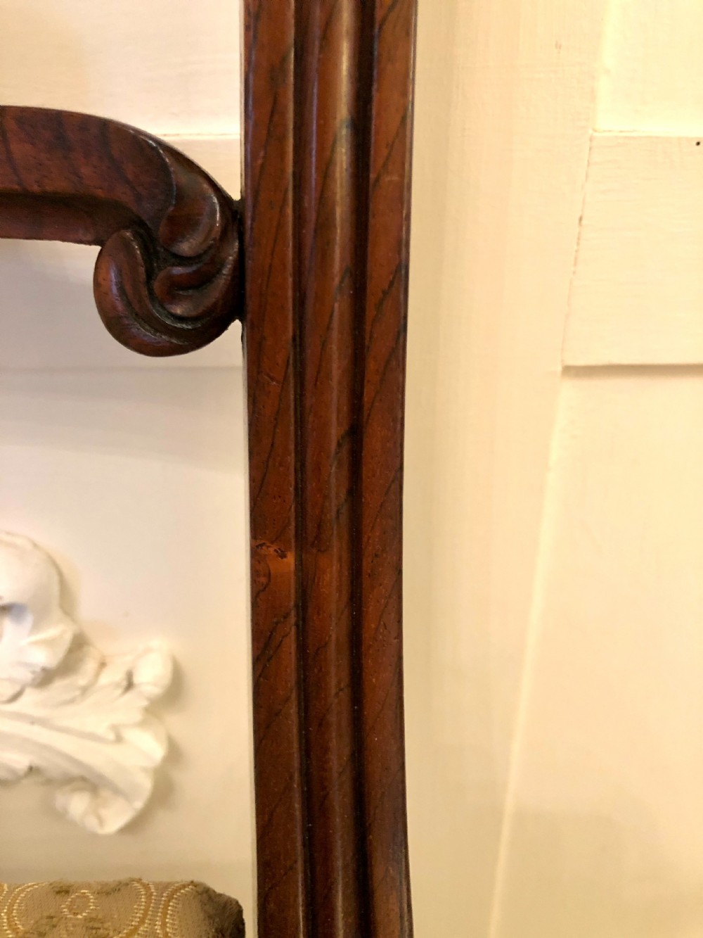 Outstanding Quality Set of Six Antique Regency Carved Rosewood Dining Chairs View V
