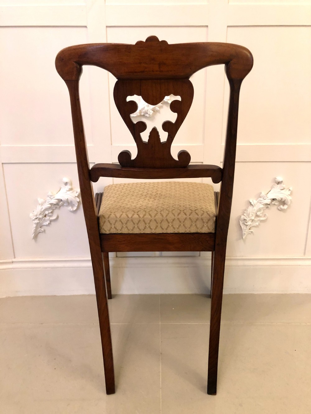 Outstanding Quality Set of Six Antique Regency Carved Rosewood Dining Chairs View IX