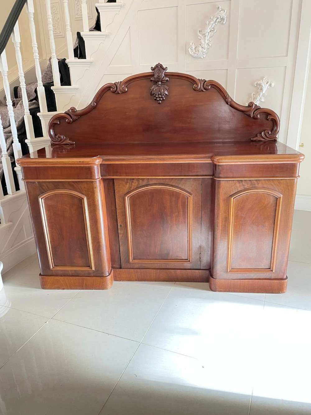 Antique Victorian Quality Mahogany Sideboard 