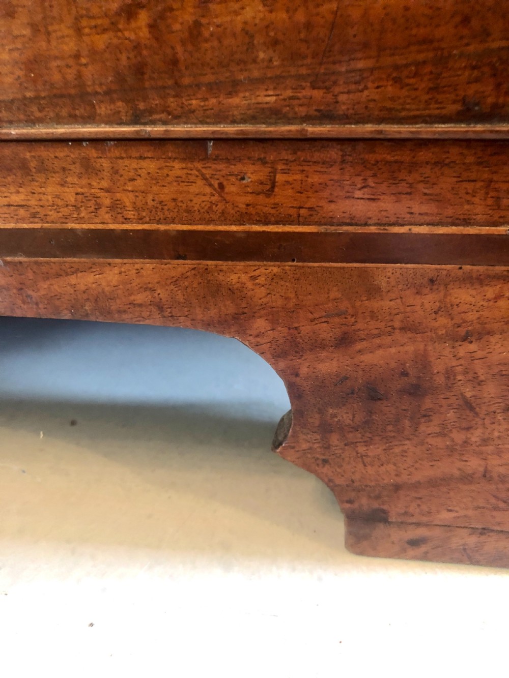 Antique 18th Century George III Quality Mahogany Linen Press View VIII
