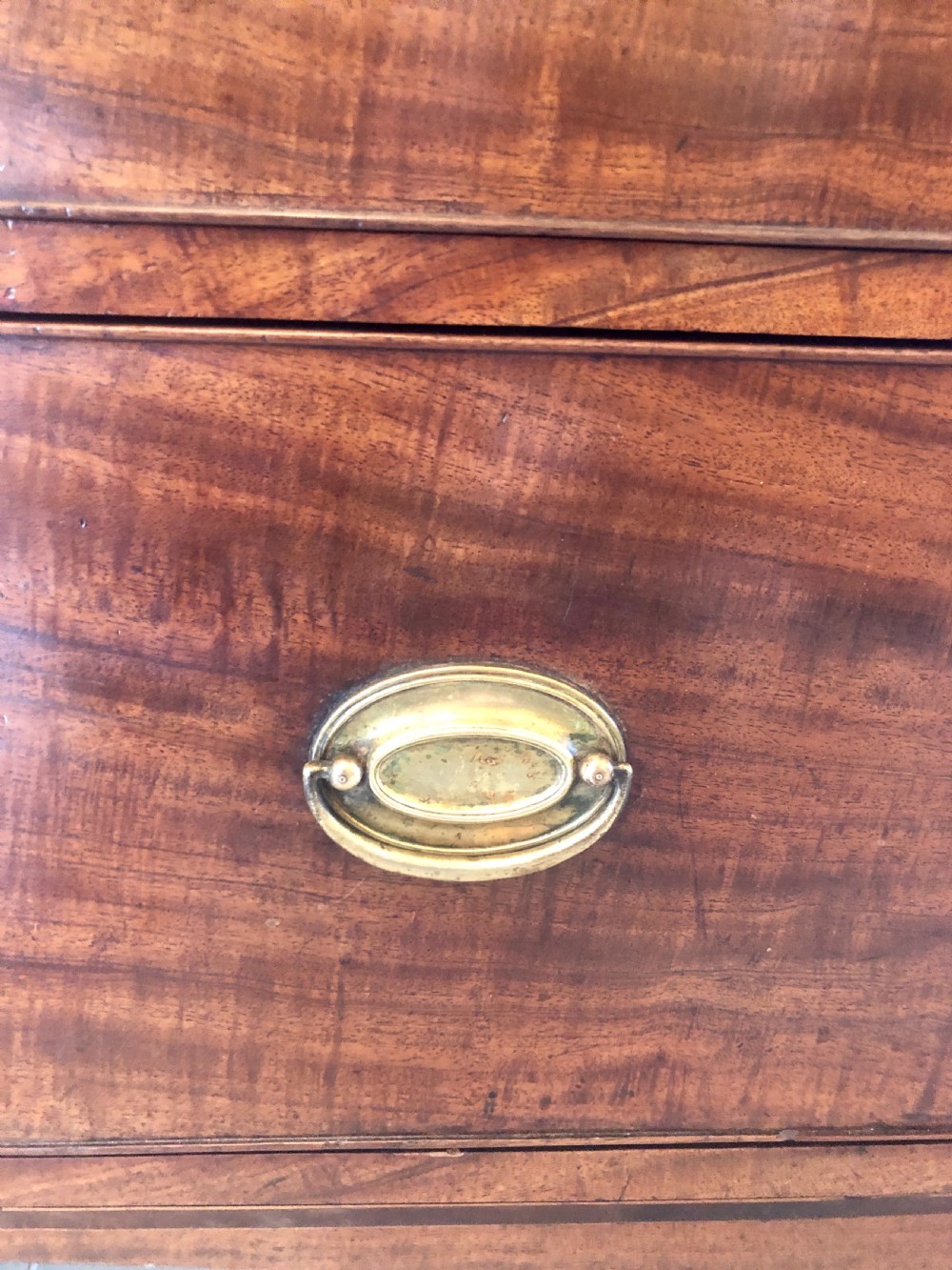 Antique 18th Century George III Quality Mahogany Linen Press View IX