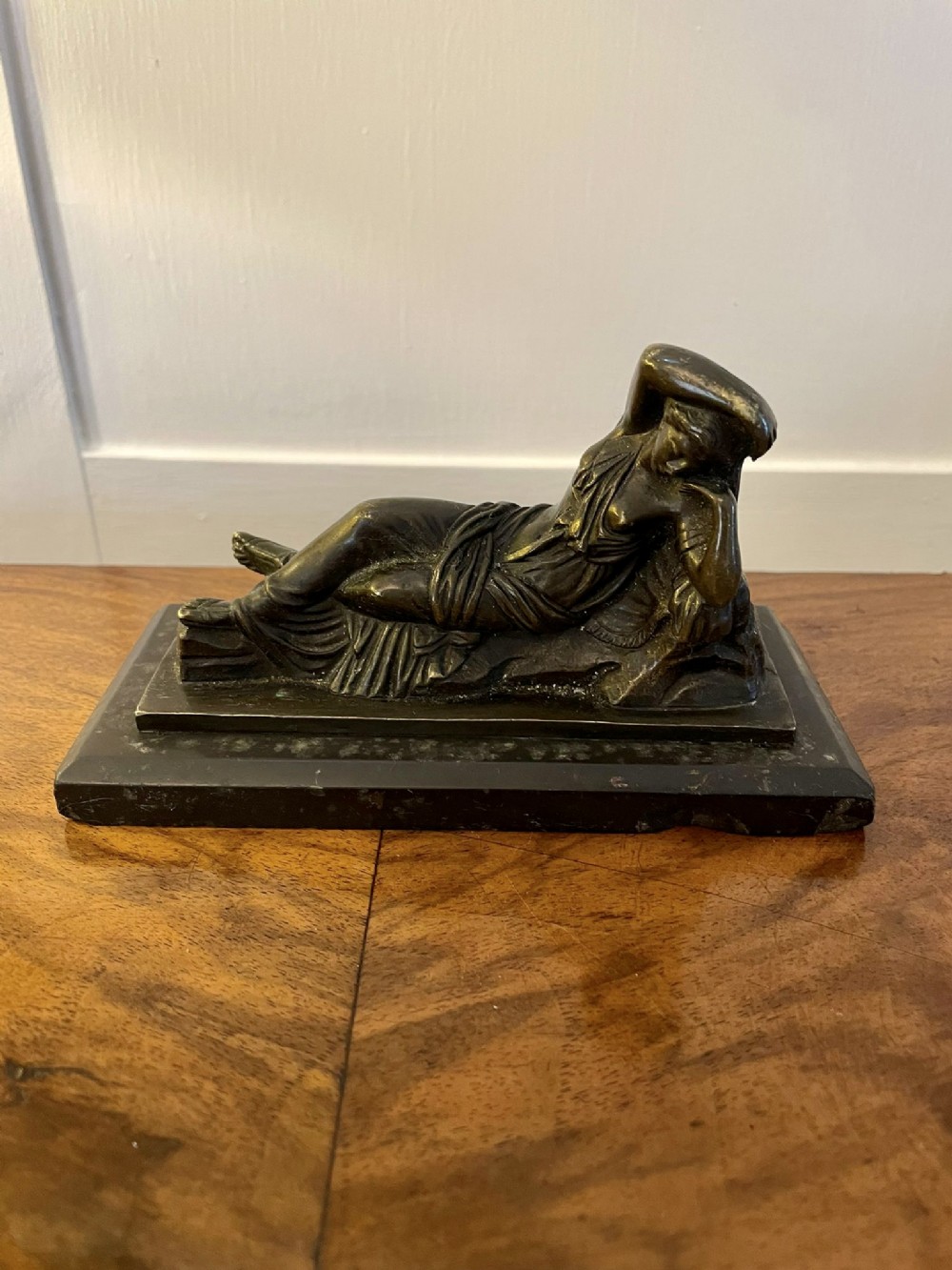 Antique Victorian Quality Bronze Figure 