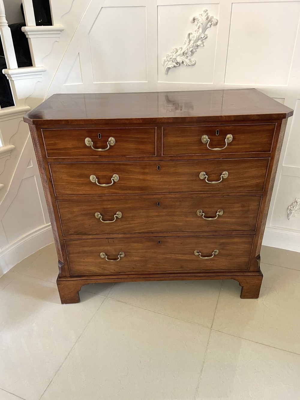 Superb Quality Antique George III Mahogany Chest of Drawers 