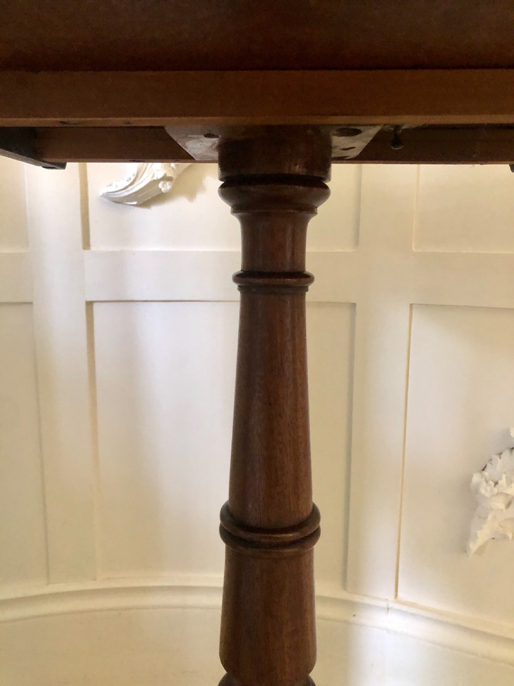 Unusual William IV Satinwood Lamp Table View III