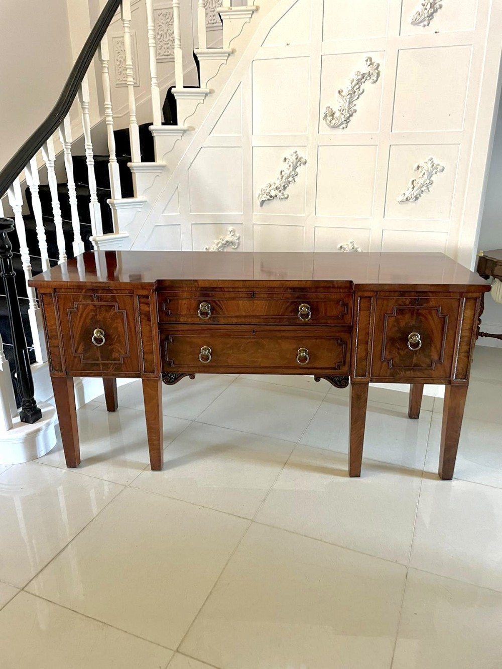 Superior Quality Antique Regency Mahogany Sideboard