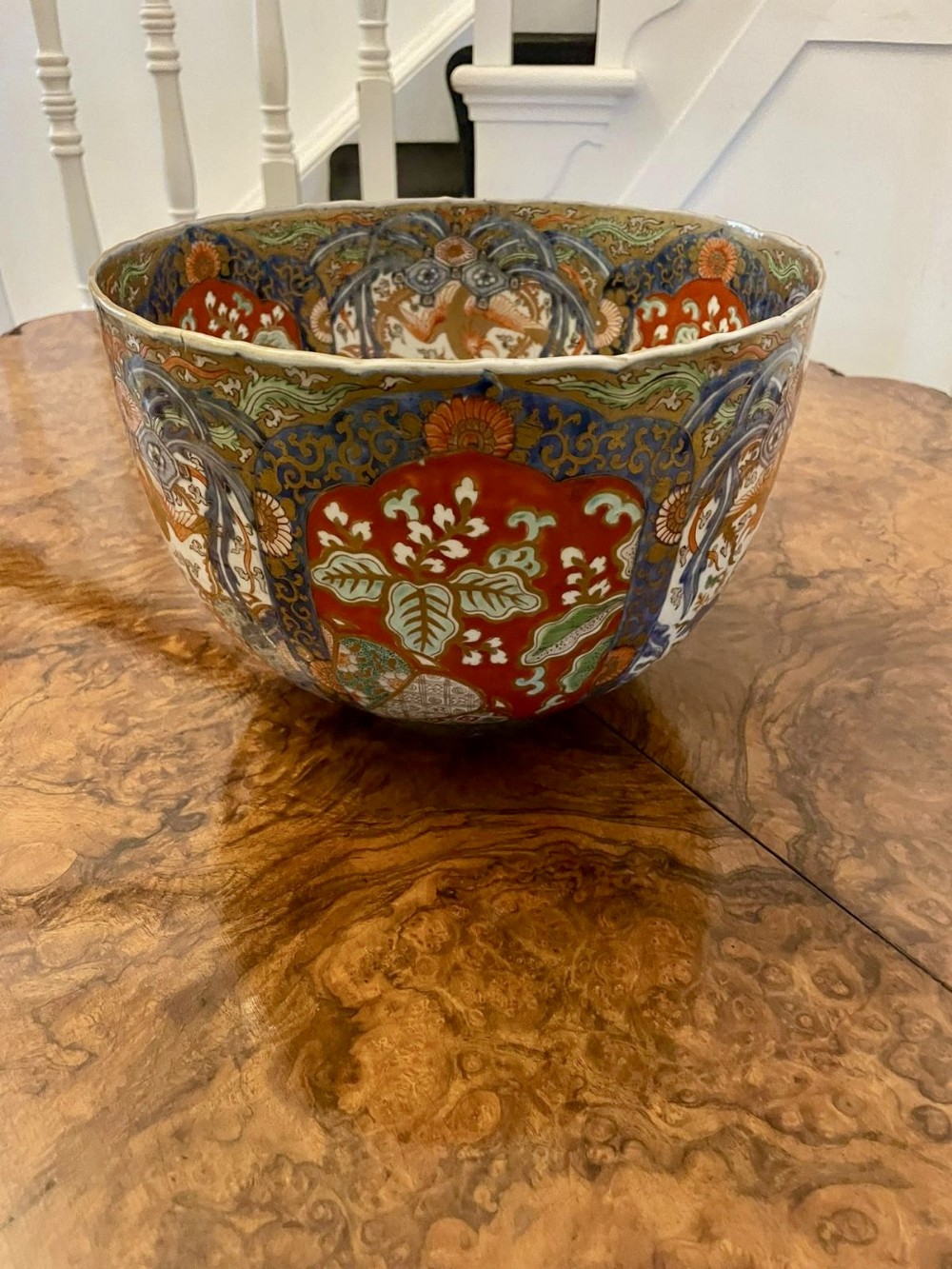 Large 19th Century Antique Japanese Outstanding Quality Imari Bowl 