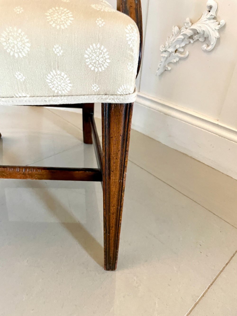 Set of Six Antique 19th Century Quality Carved Mahogany Dining Chairs  View VIII