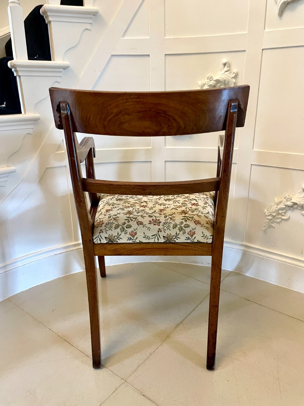 Set of 6 Antique Regency Quality Mahogany Dining Chairs  View II