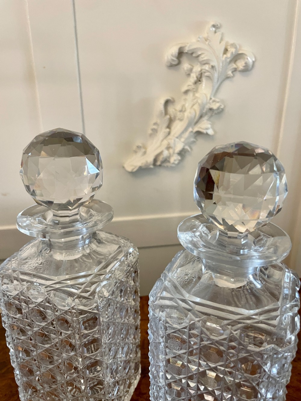 Antique Victorian Quality Oak Tantalus by Mappin & Webb View III