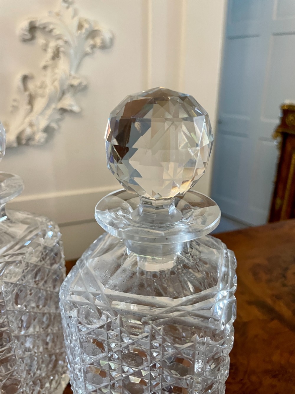 Antique Victorian Quality Oak Tantalus by Mappin & Webb View IV