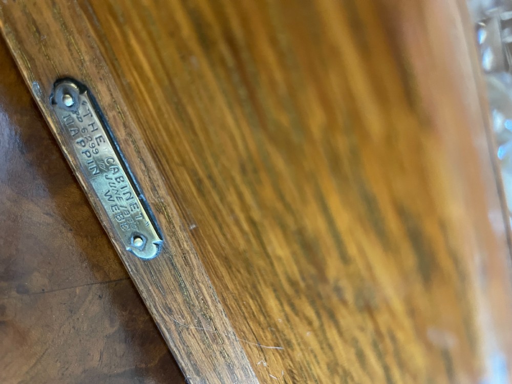 Antique Victorian Quality Oak Tantalus by Mappin & Webb View VIII