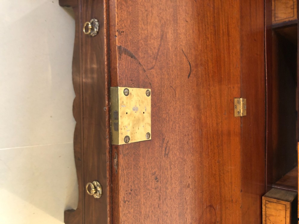 Antique George III Quality Mahogany Bureau View V
