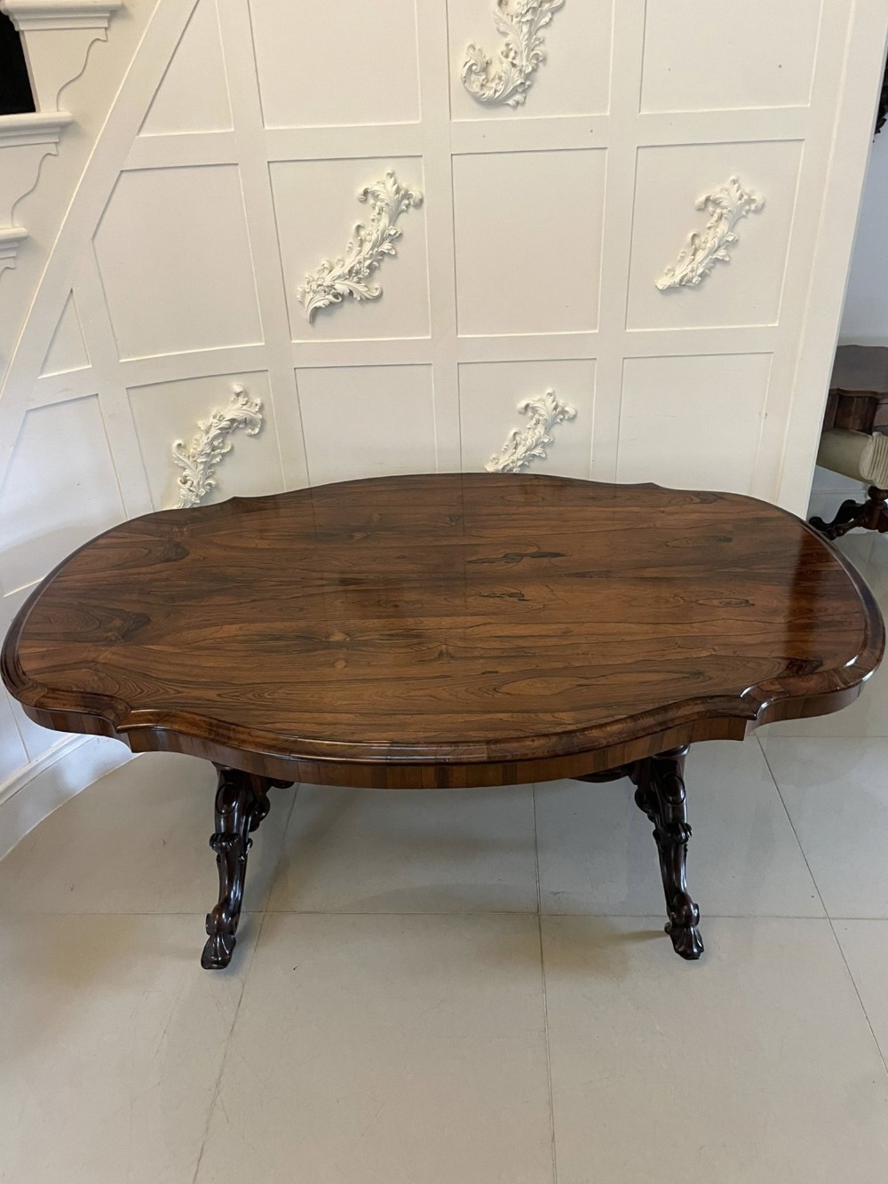 Outstanding Quality Large Antique Victorian Rosewood Centre/Dining Table