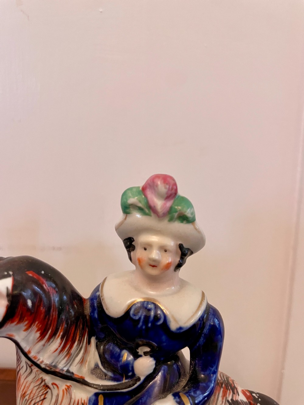 Pair of Antique 19th Century Staffordshire Flatbacks View III