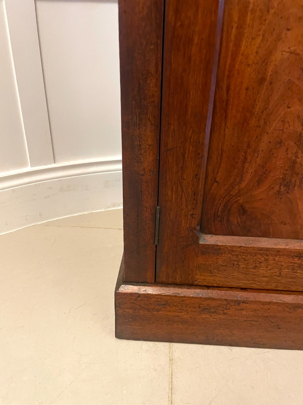 Antique Victorian Quality Figured Mahogany Sideboard  View III