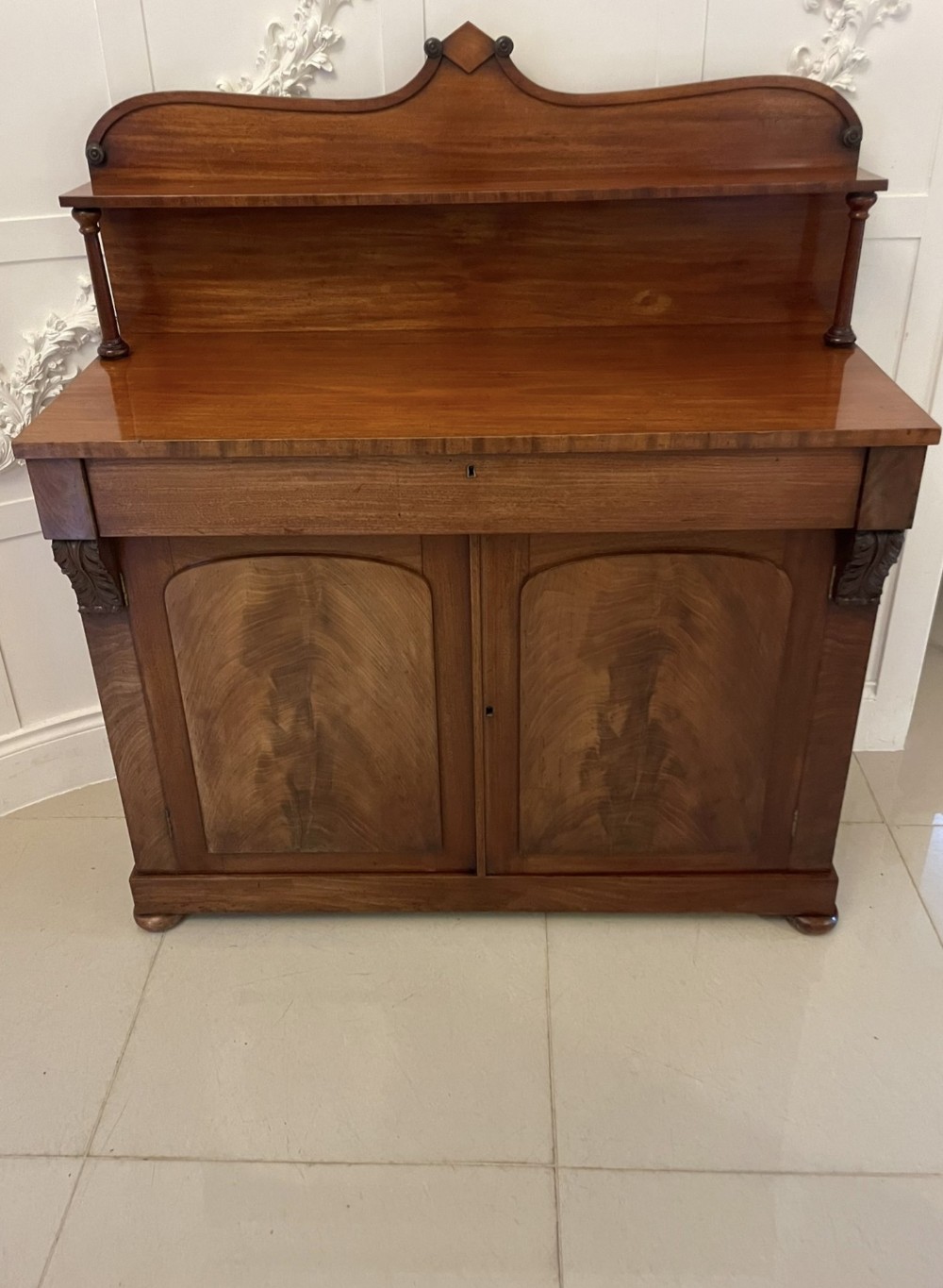 Antique William IV Quality Mahogany Chiffonier