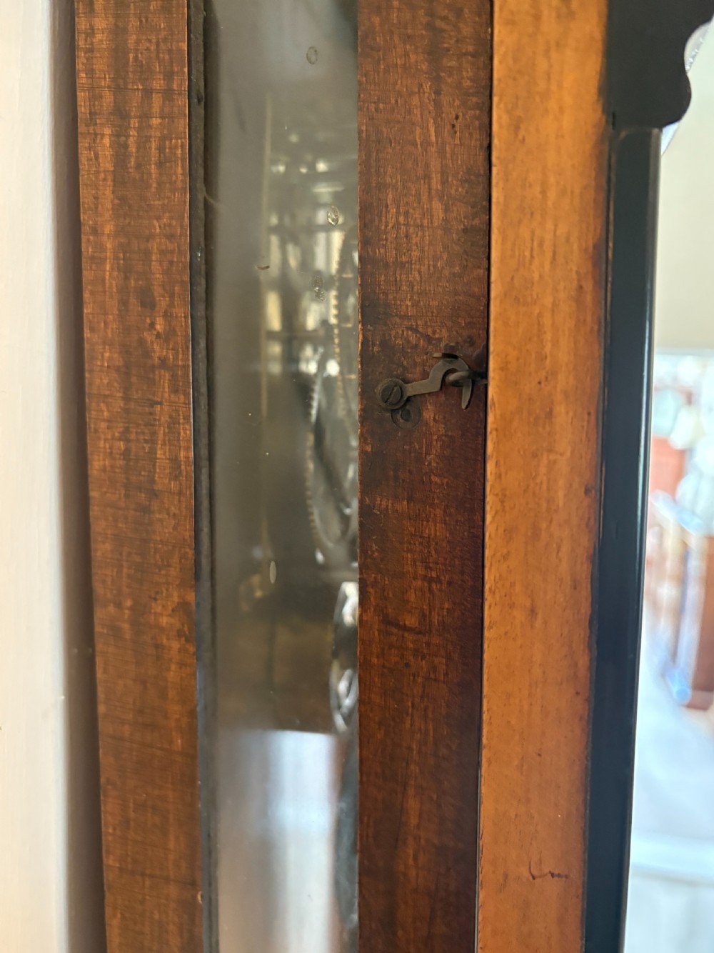 Antique Victorian Quality Figured Walnut 8 Day Wall Clock View II