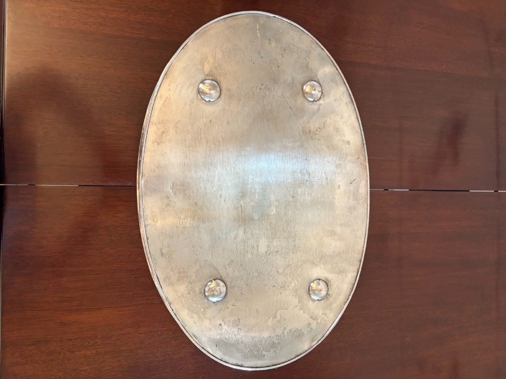  Outstanding Quality Antique Edwardian Silver Plated Tea Tray View III