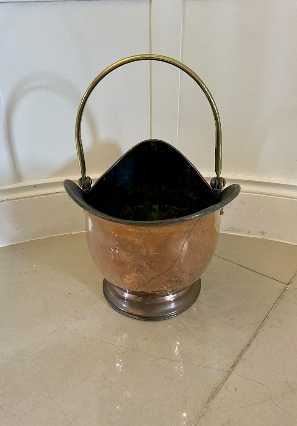Antique George III Quality Coal Scuttle View II