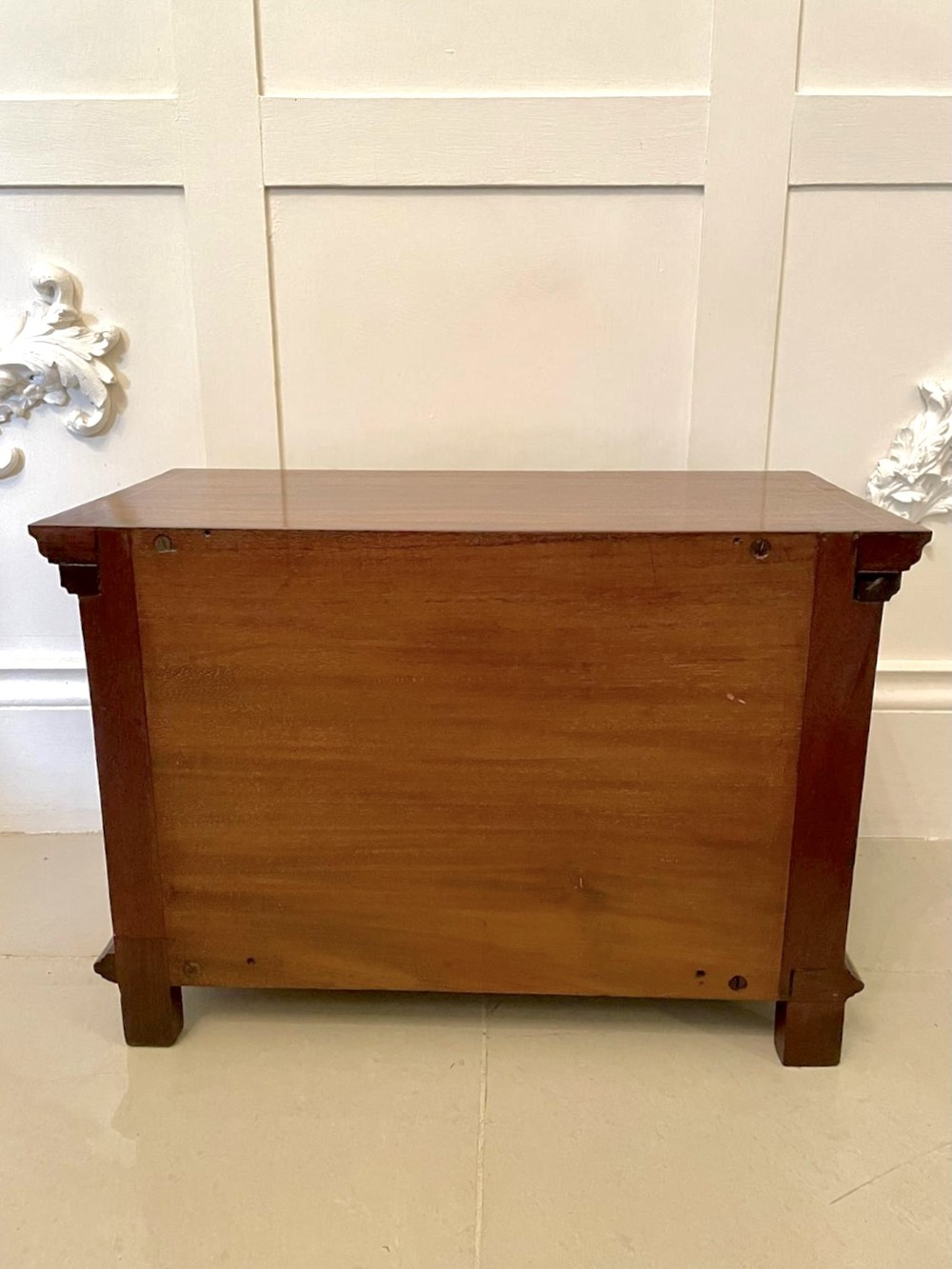 Quality Pair of Antique Edwardian Inlaid Mahogany Chests View VII