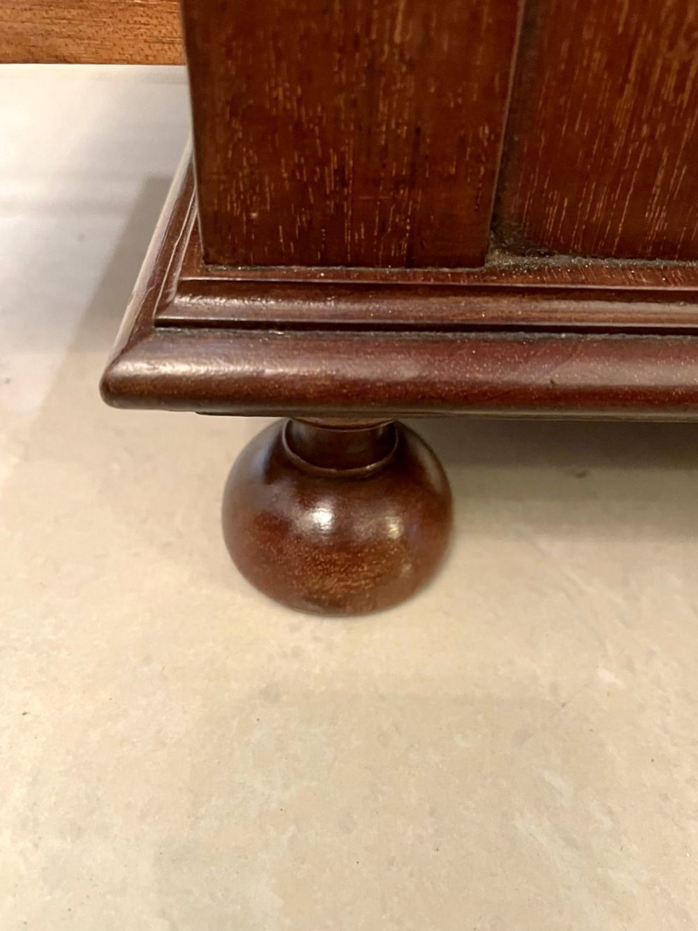 Quality Pair of Antique Edwardian Inlaid Mahogany Chests View XIII