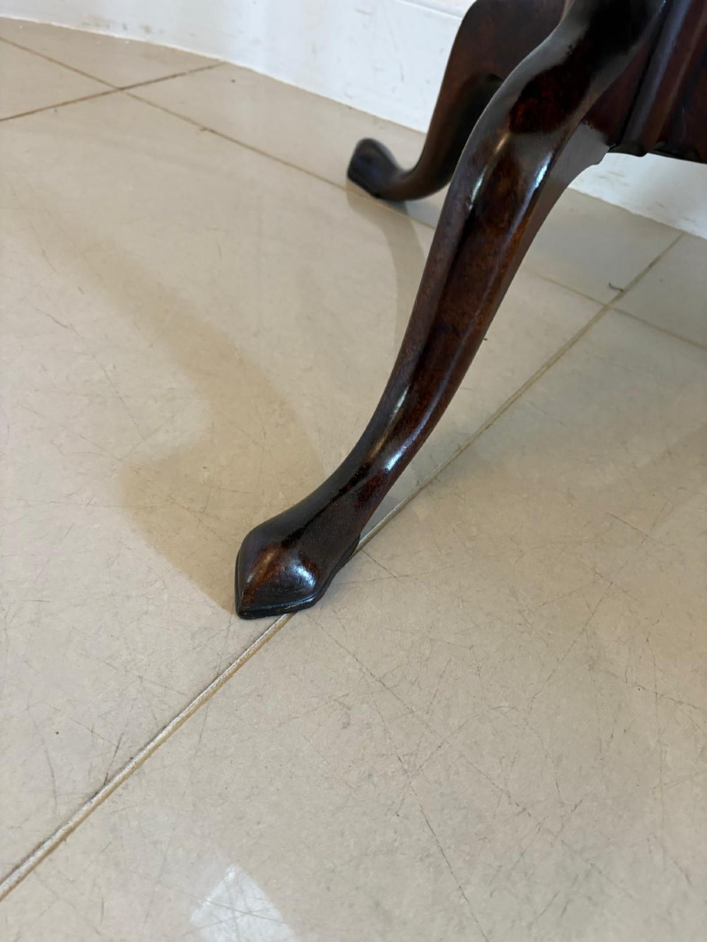 Antique George III Quality Mahogany Lamp/Coffee Table View III