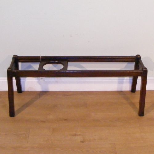 AN 18TH CENTURY OAK BABY WALKER
