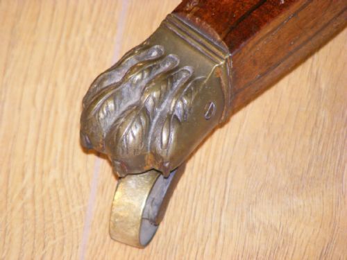 A 19TH CENTURY MAHOGANY AND INLAID PEDESTAL PEMBROKE TABLE - ADDITIONAL PHOTO 16